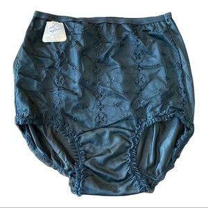 Vintage Mushroom Granny Silky nylon pillow tab panties  Underwear New with tags